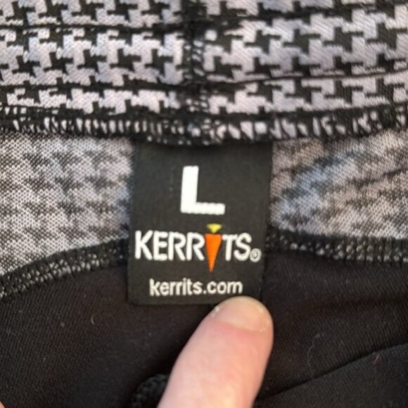 Kerrits Women's Riding Breeches Knee Patch Tights Pants Beige Equestrian Size 8 - Picture 4 of 6